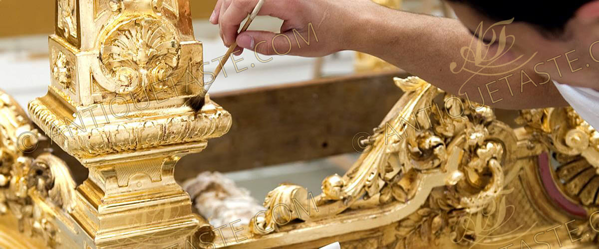 carving wood and gilding furniture